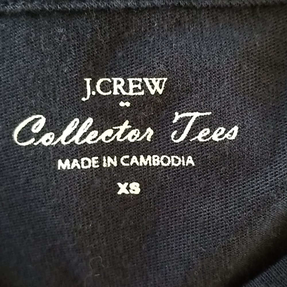 J Crew Elephants Collector Graphic Tee Women's Size XS - Picture 5 of 5